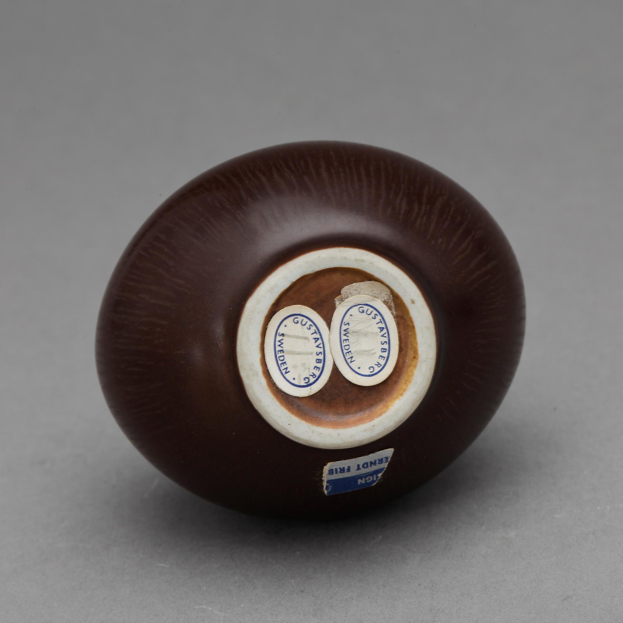 VAS, stengods, Berndt Friberg, Gustavsberg.