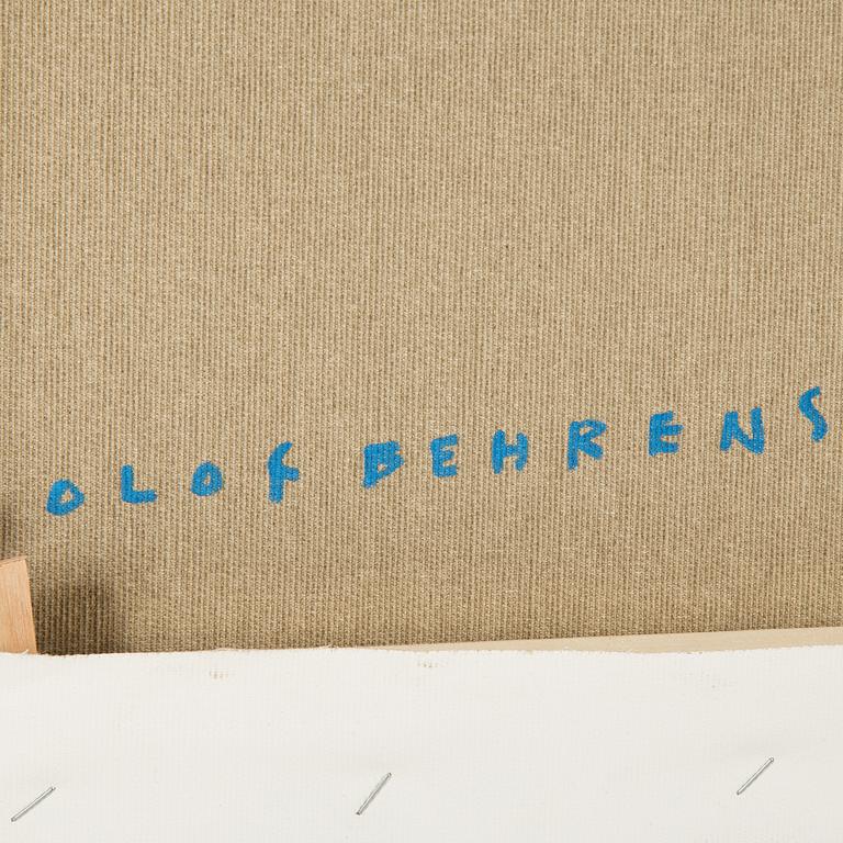 OLOF BEHRENS, olja på duk, signerad a tergo.