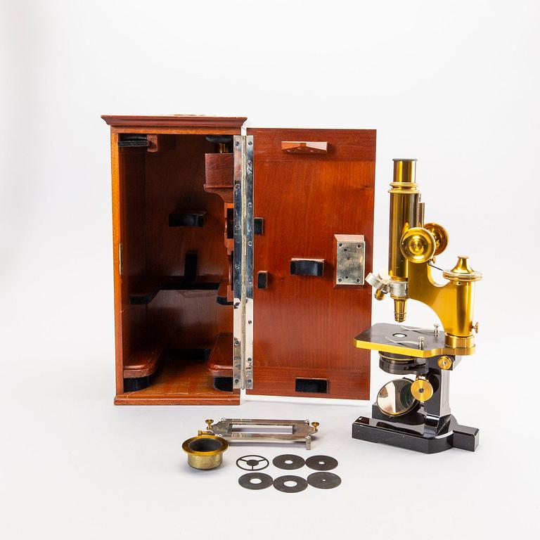 A Microscope and a Barograph first half of the 20th century.