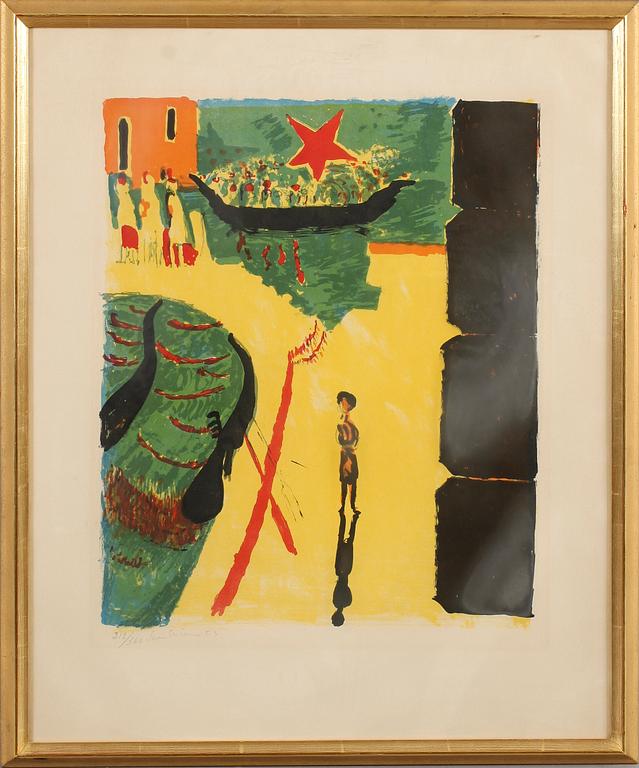 SVEN X:ET ERIXSON, färglitografi, signerad, daterad -53 och numrerad 212/360.