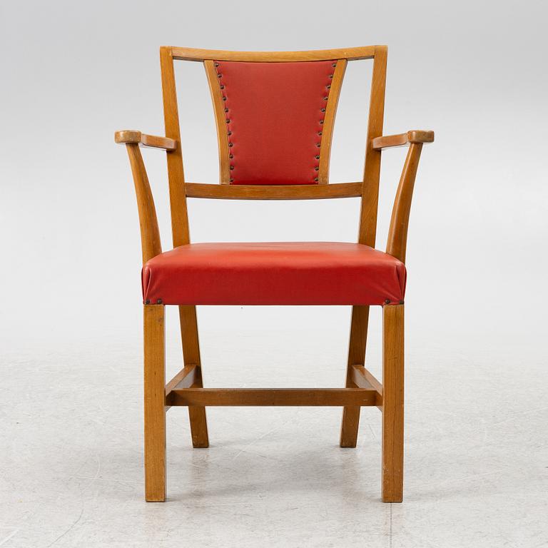 Josef Frank, a model B2163 armchair, Svenskt Tenn.