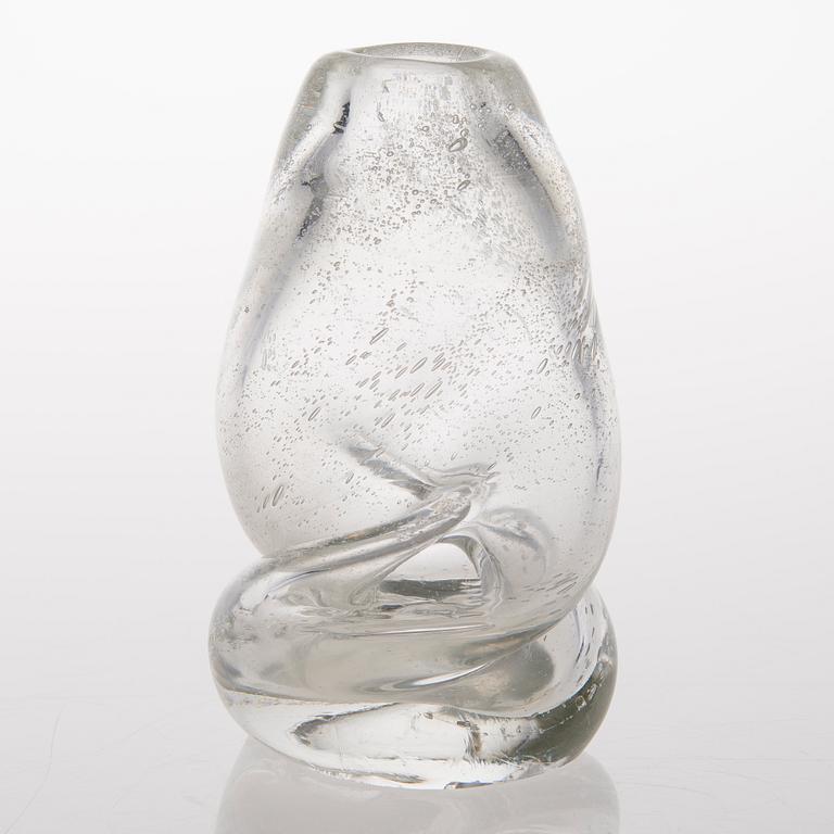 KAJ FRANCK, maljakko, lasia, signeerattu K. Franck - Iittala.