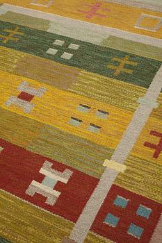 Agda Österberg, matto, flat weave, ca 335,5-338 x 182,5 cm, woven 25-10 VL 1955 and AÖ.
