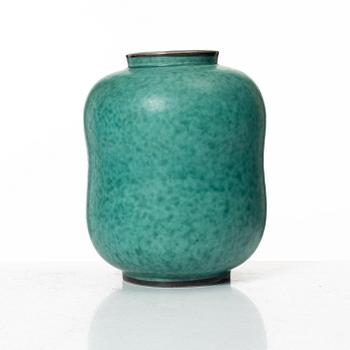 Wilhelm Kåge, Vase, "Argenta", Gustavsberg.