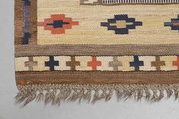 Märta Måås-Fjetterström, a carpet, "Ljusa mattan", flat weave, ca 253 x 169 cm, signed MMF.