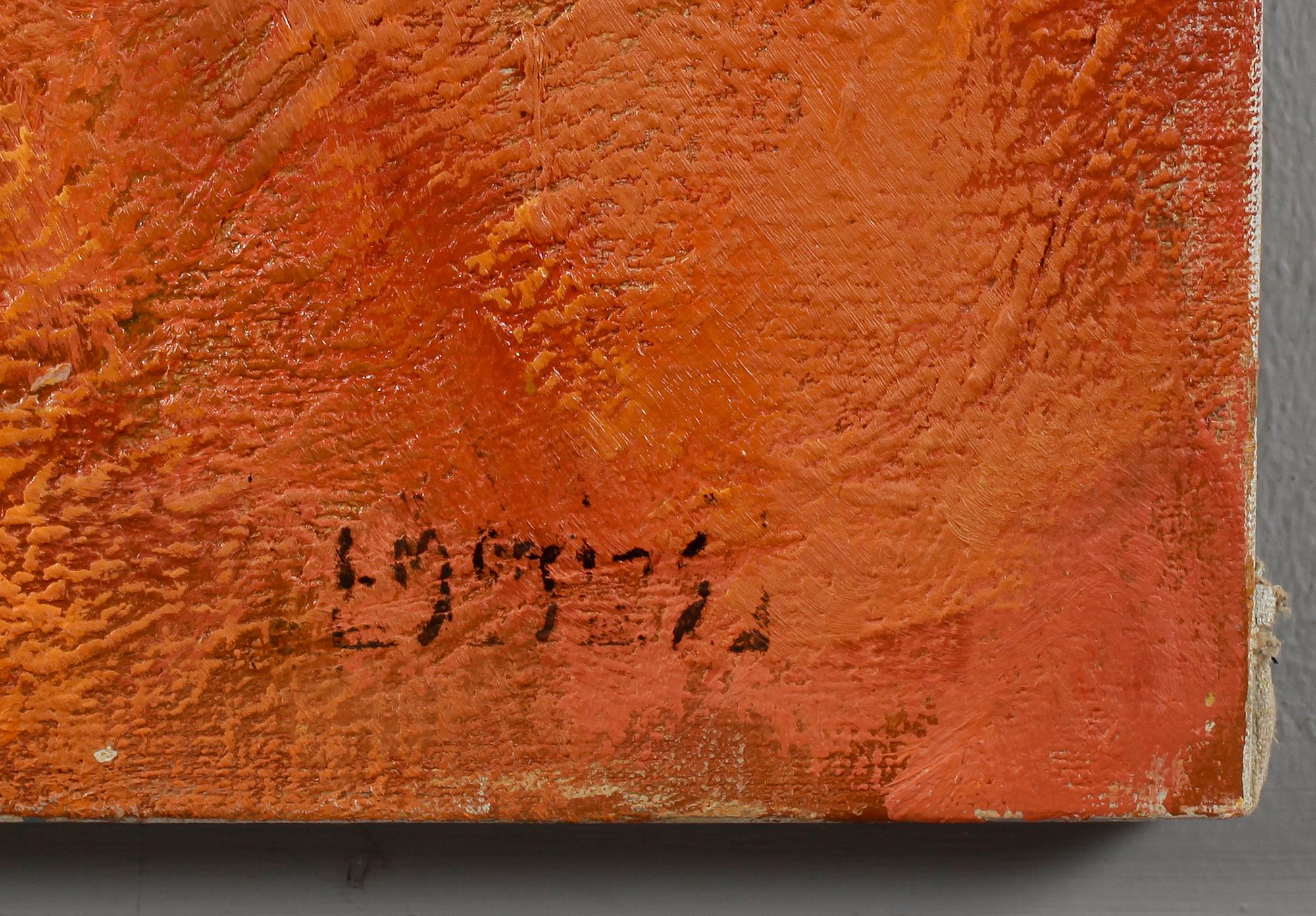 IVAR MORSING, oil on canvas, stamped signature.