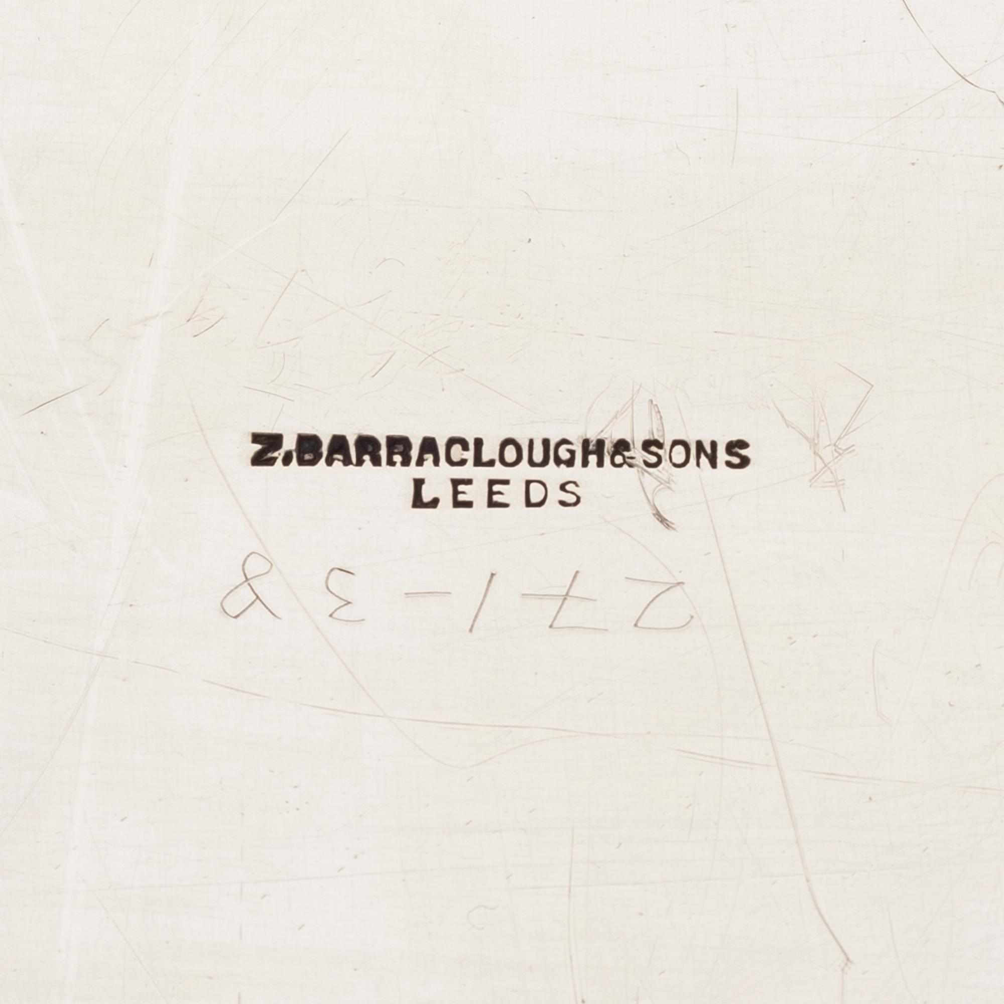 BRICKA, silver, Sheffield 1902, vikt ca 2900 g.