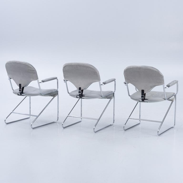 Sam Larsson, armchairs, 3 pieces, Dux.