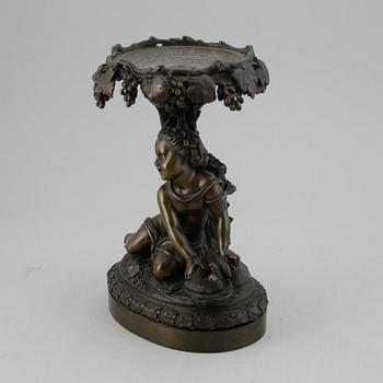 A Bronze tazza, 1800's.