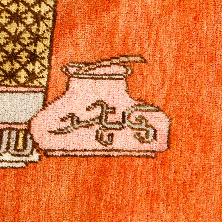 MATTA, Semiantik Östturkestansk, Khotan, ca 218x140 cm.