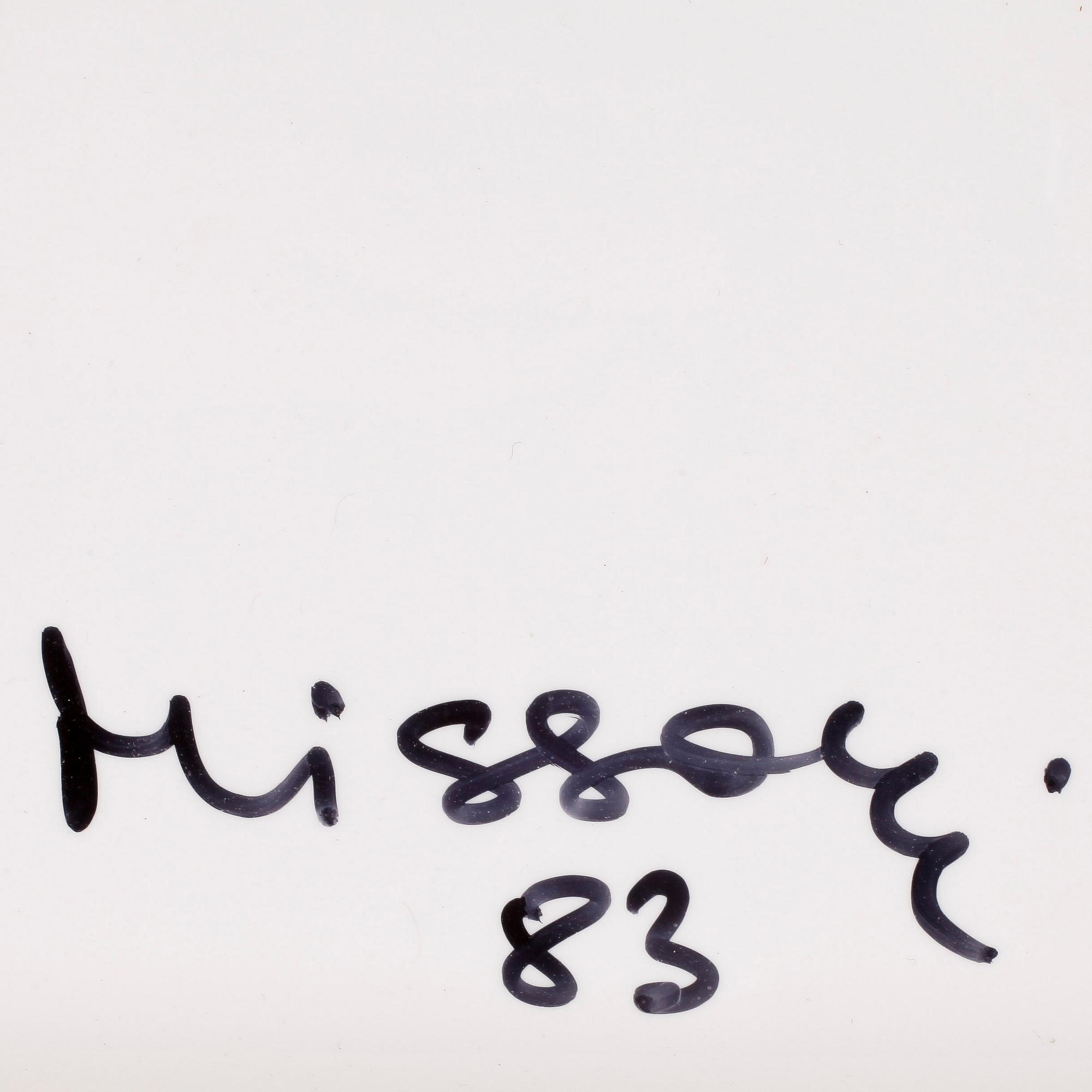 OTTAVIO MISSONI, multipel, textil på plexiglas, signerad och numrerad 5/6, daterad -83.