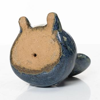 Lisa Larson, figurin, stengods, "Spökmusen" ur serien "Menageri", Gustavsberg.