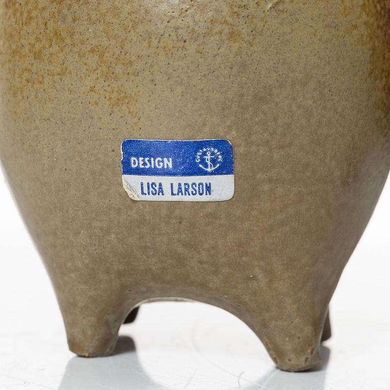 Lisa Larson, figuriner, 2 st, stengods, Gustavsberg.