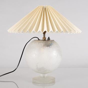 Gunnar & Ulla Eklöf, table lamp, Corona Belysningskultur, 1930s-40s.