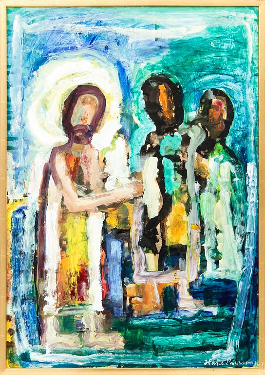 Hans Larsson, "Messiah with Apostles".