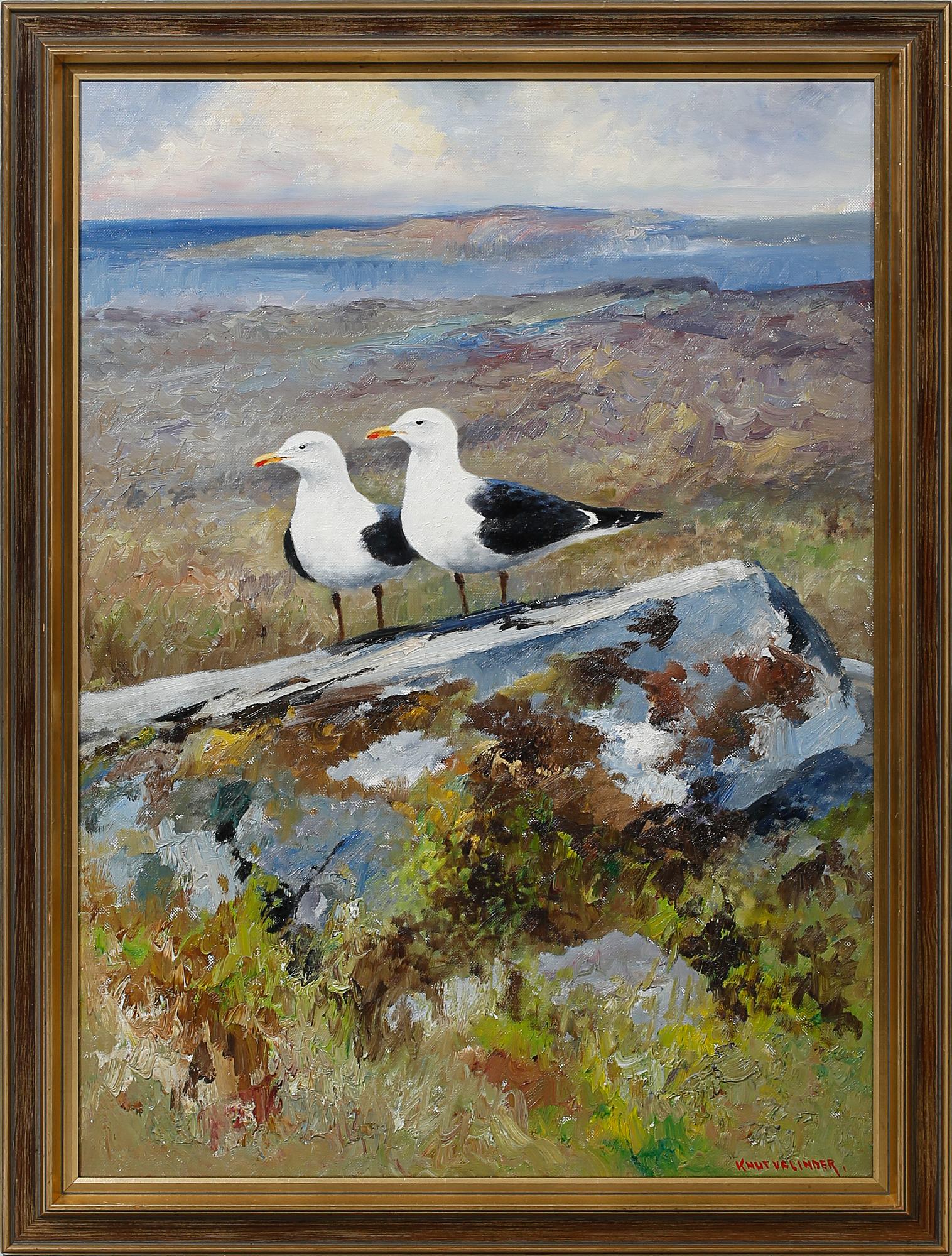 KNUT VALINDER, olja på duk, signerad.