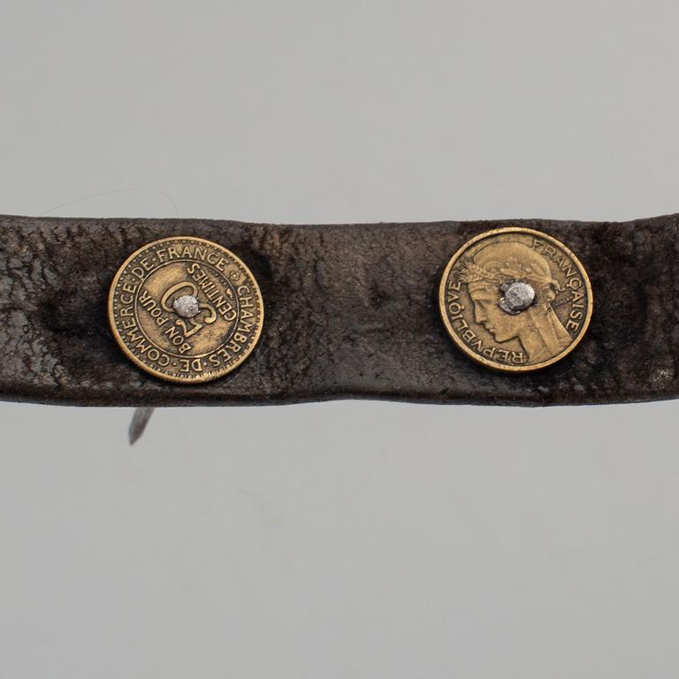 A first half of the 20th century dog collar.