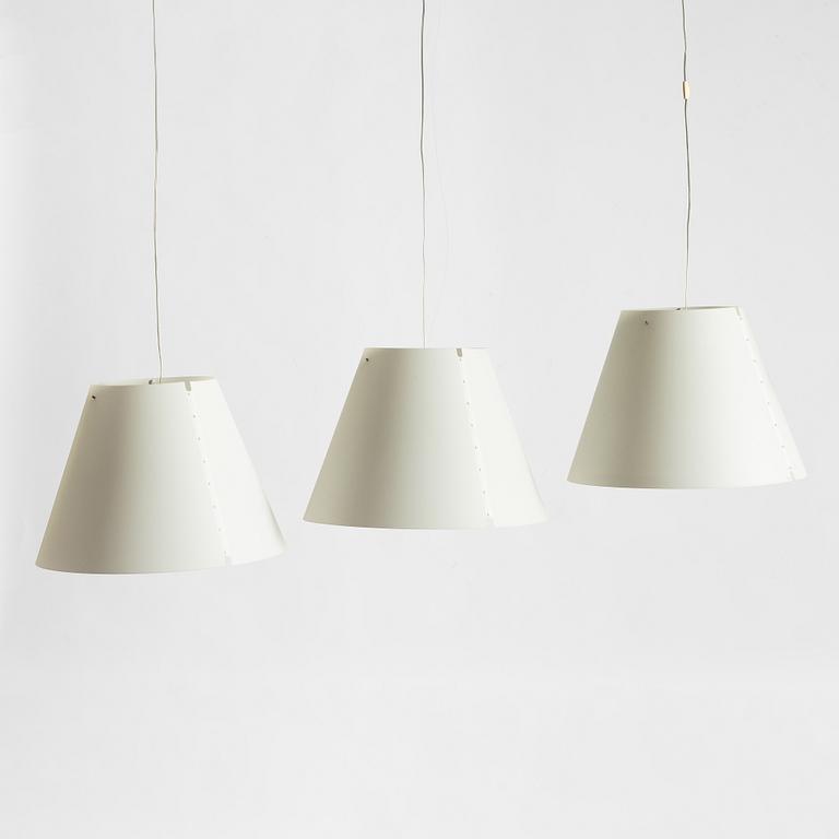 Taklampor, 3 st, "Costanza", Luceplan.