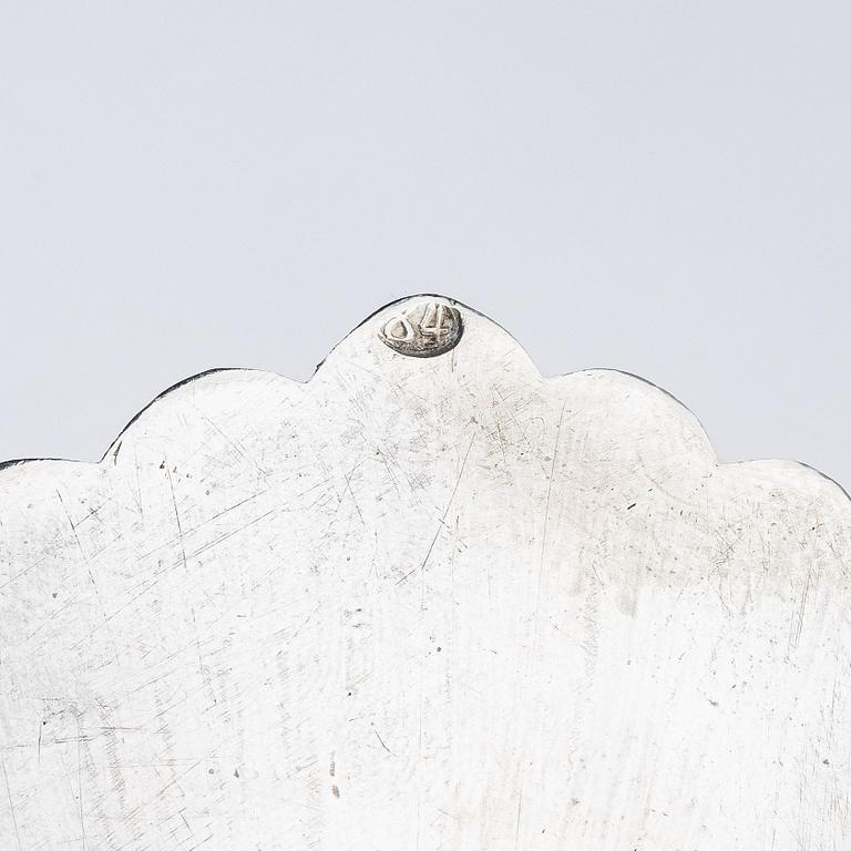 A Persian silver pigeon, the Qajar dynasty (1789–1925).