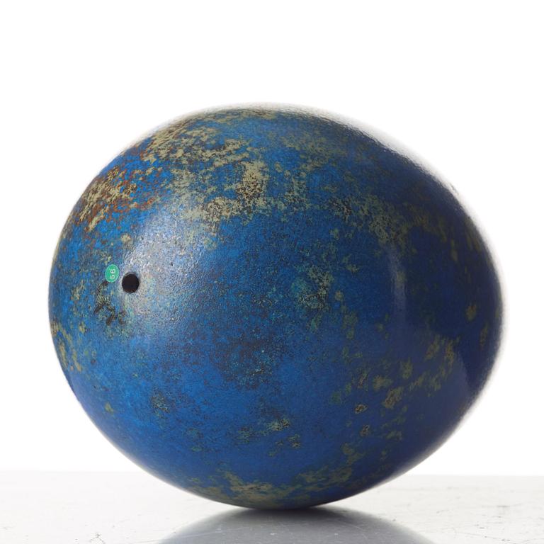 Hans Hedberg, a faience egg, Biot, France.