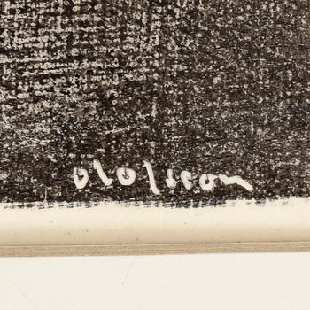 PIERRE OLOFSSON, blandteknik, signerad.