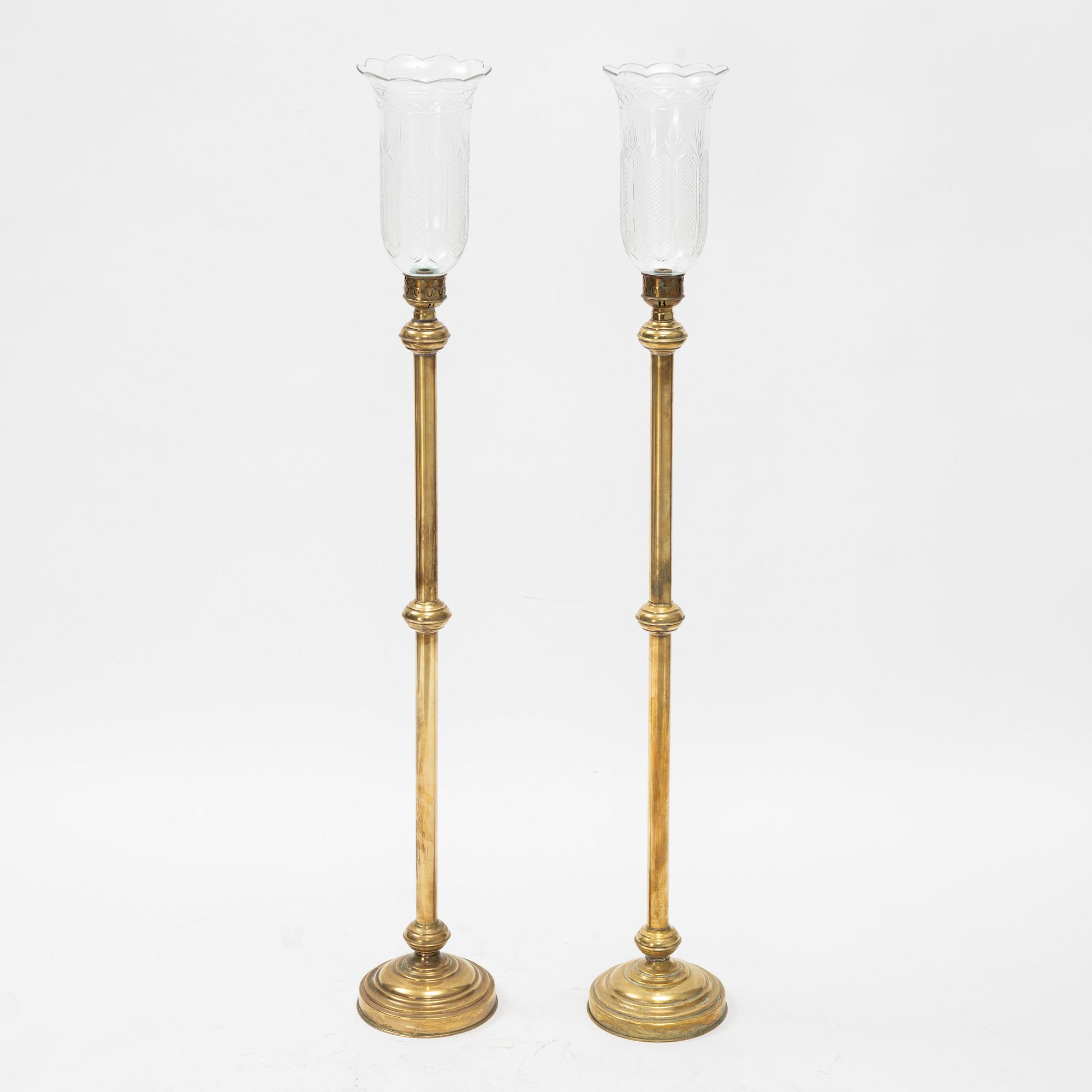 Stormlyktor, 2 st, 1900-talets början.