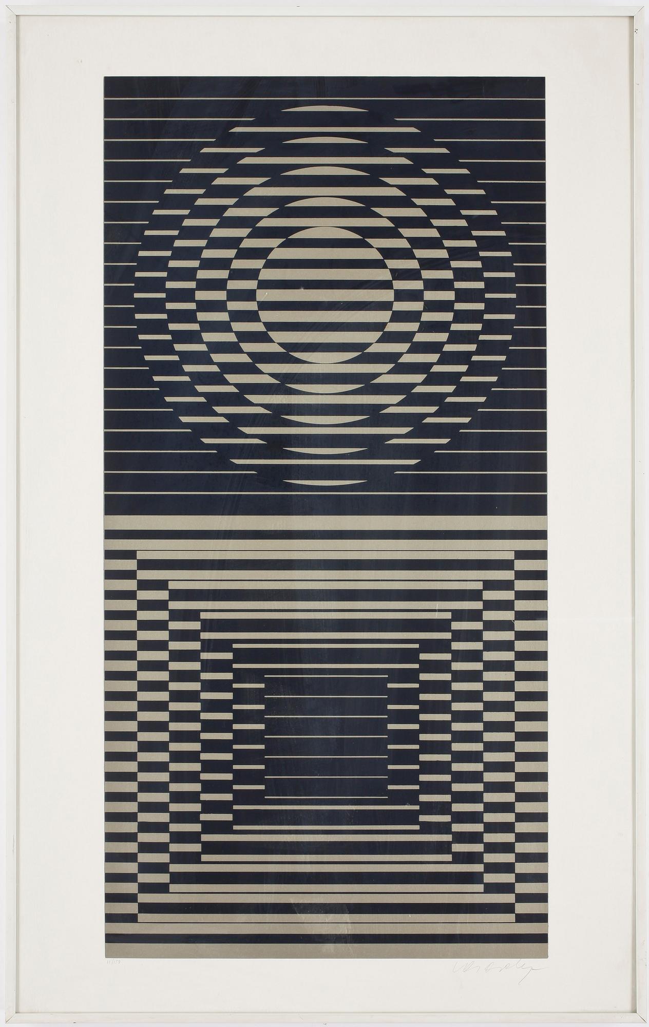 VICTOR VASARELY, färgserigrafi, signerad och numrerad 11/150.