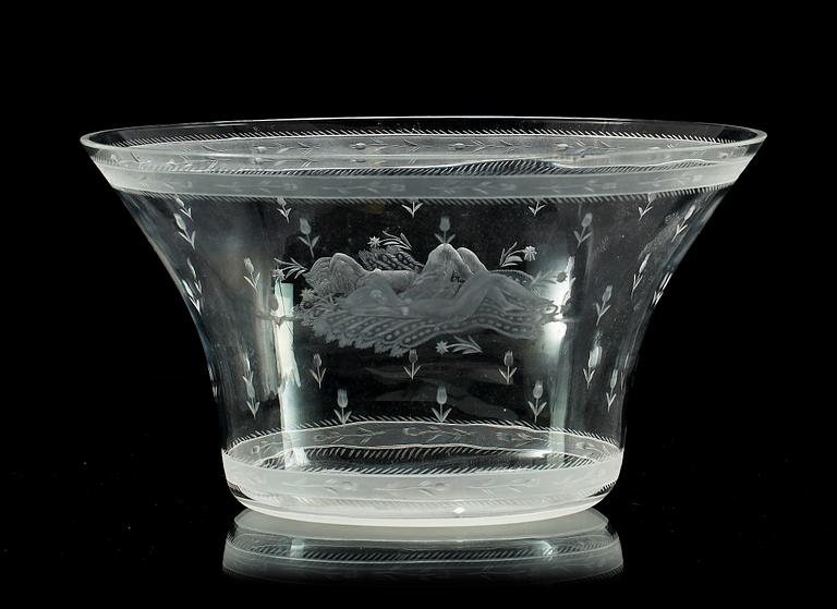 SKÅL, glas, Edward Hald.