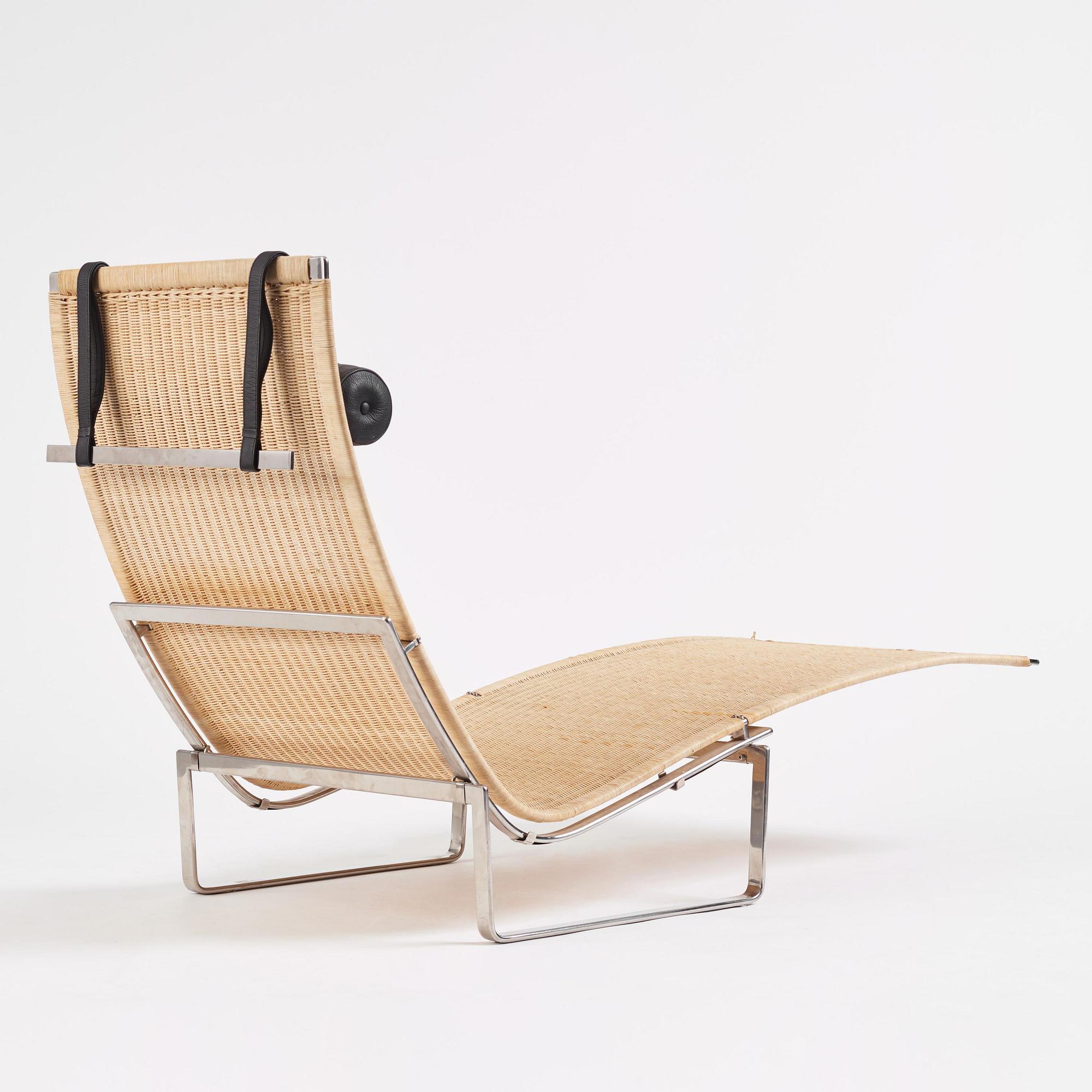 Poul Kjaerholm, liggfåtölj, "PK24", Fritz Hansen, Danmark, 1999.