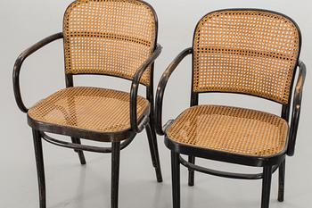 A PAIR OF BENTWOOD CHAIRS, SECOND HALF OF 20TH CENTURY,