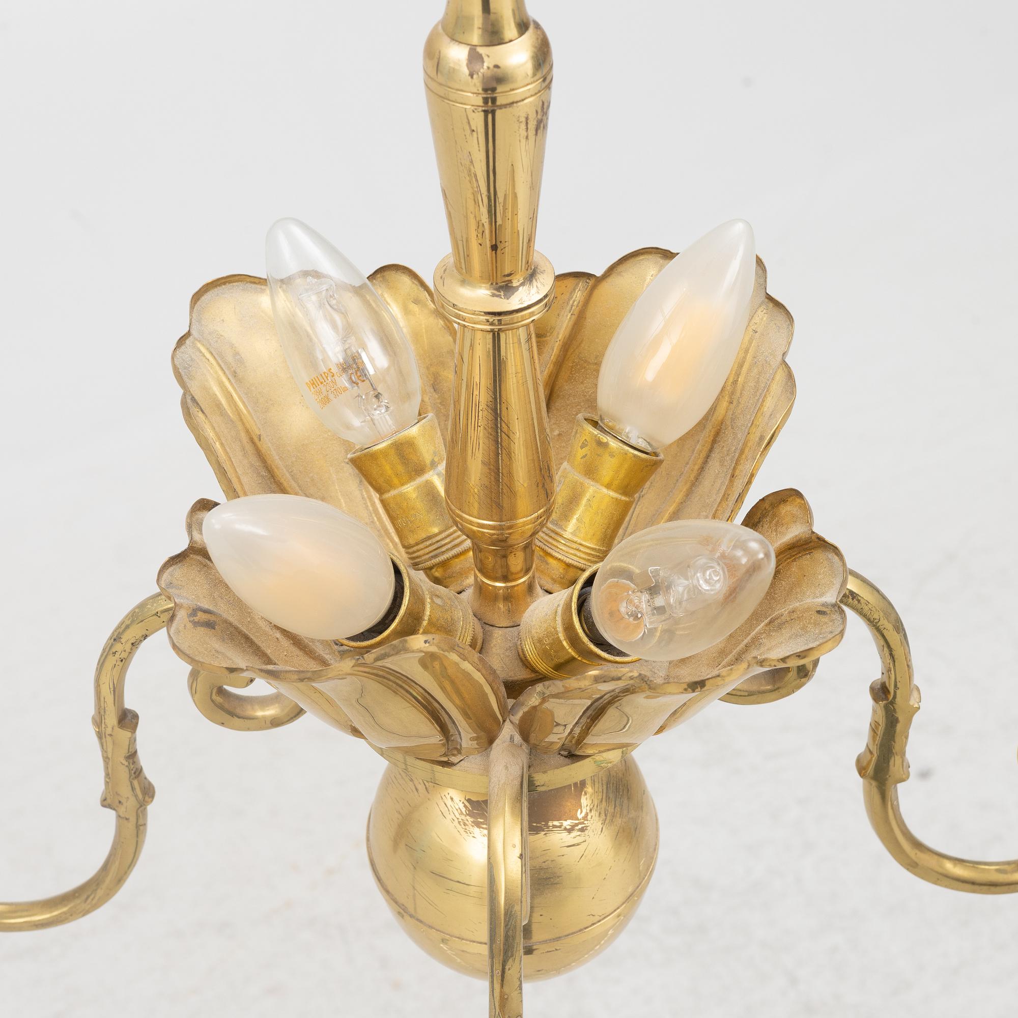 A chandelier, Firma Lars Holmström, Arvika.