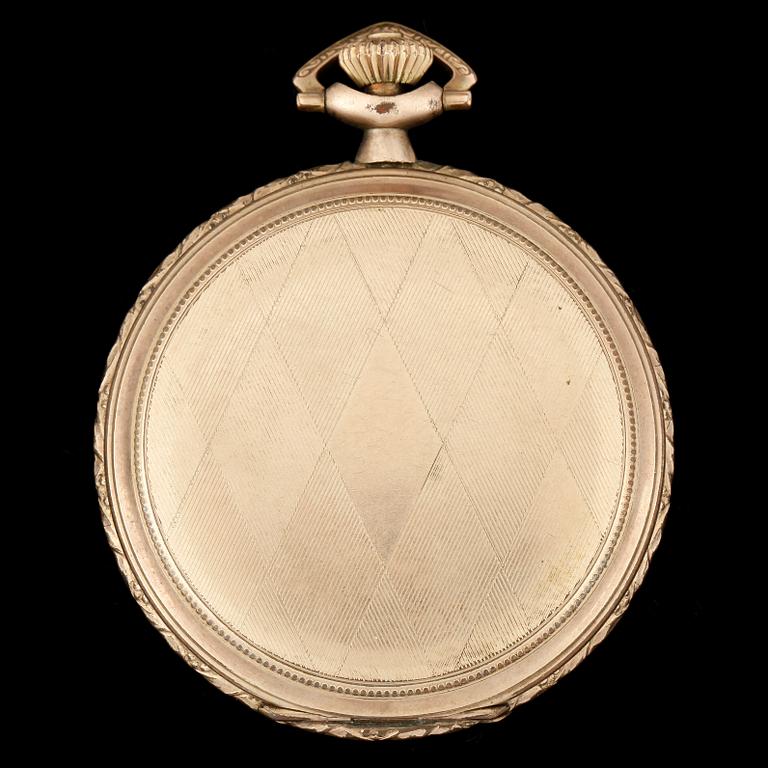 HERRFICKUR, gulddoublé. Urtavlan märkt Roa Watch Co Genéve.