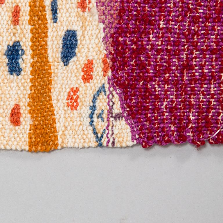 Eva Anttila, a tapestry signed EA.