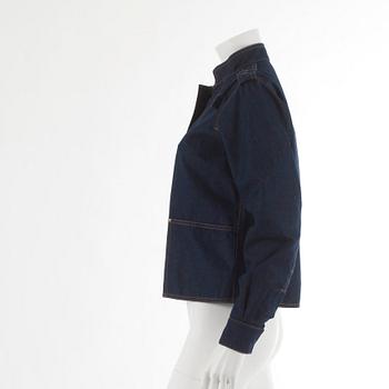 YVES SAINT LAURENT, a denim jacket.