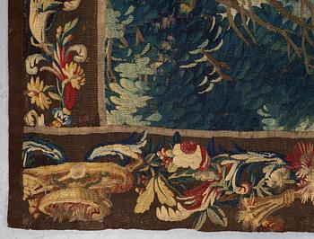 A tapestry, "Verdure", tapestry weave, ca 301 x 254 cm, France 18th century.