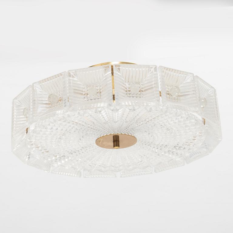 Carl Fagerlund, a ceiling light, Orrefors, 1960's/70's.