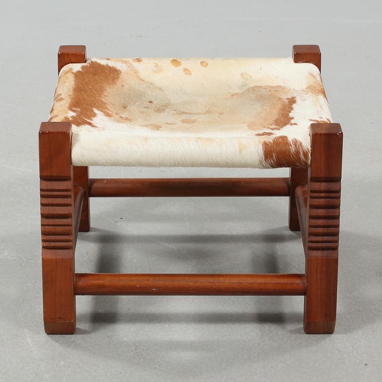 A stool by JOHN KANDELL, "Pax", for Källemo, fourth quarter of the 20th century.