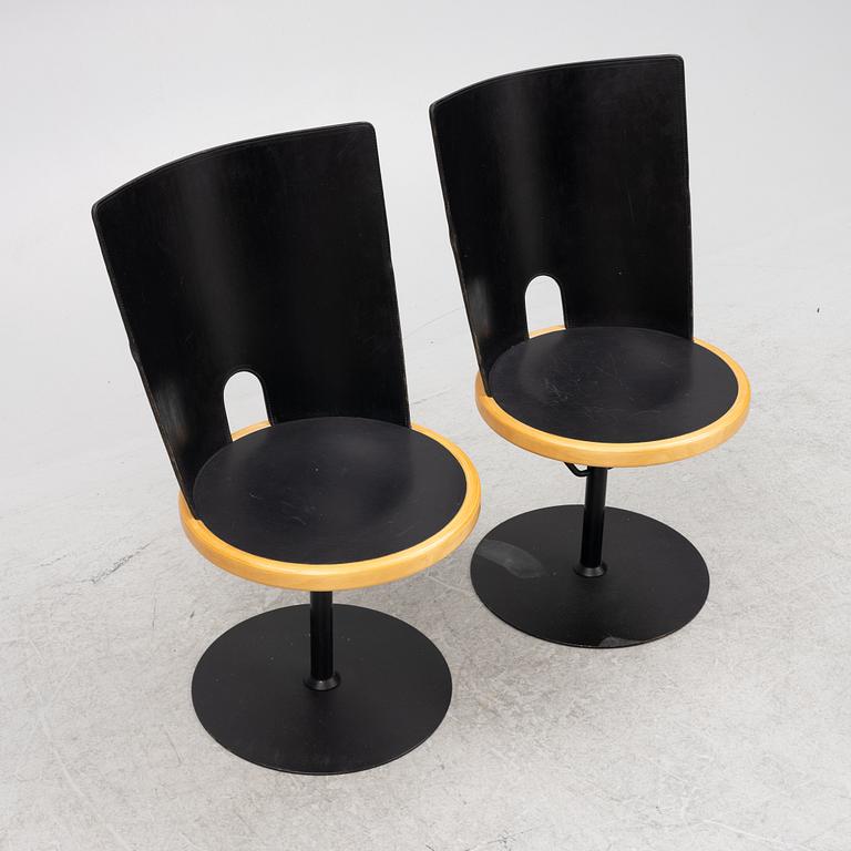 Börge Lindau, chairs, 6 pcs, "Oblado", Blå Station, Åhus.