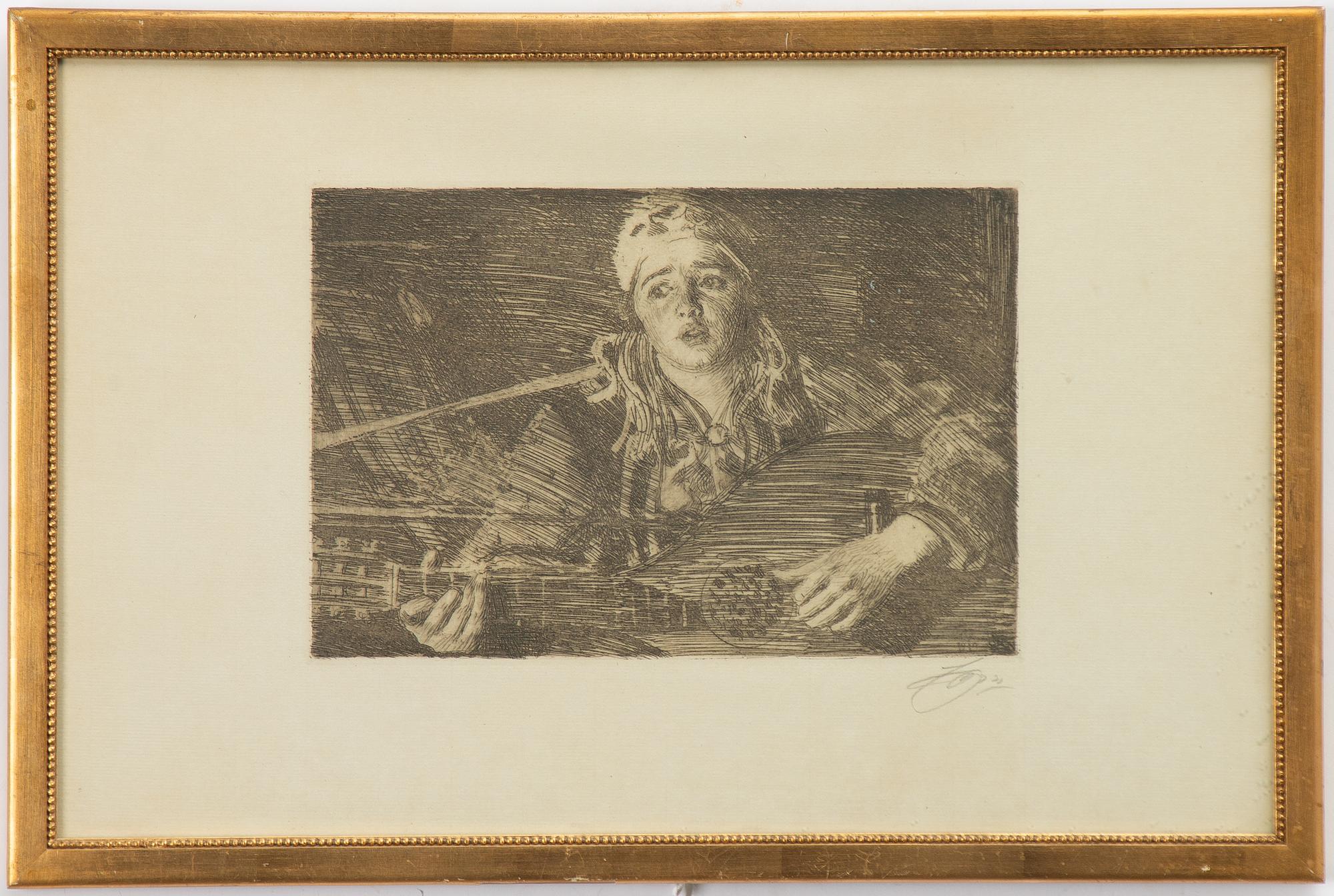 Anders Zorn, 'Ols Maria'.