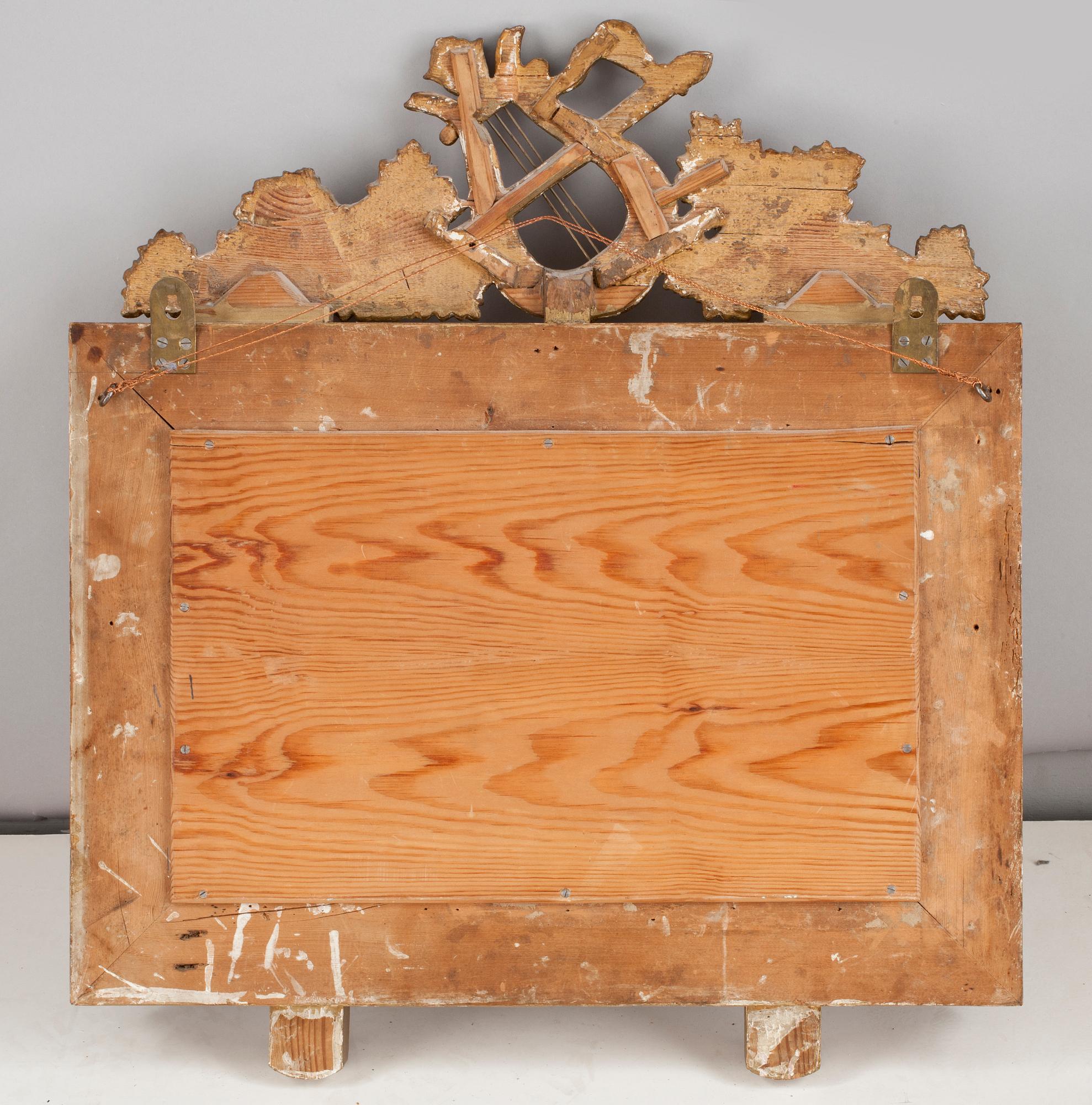 SPEGELLAMPETT, senempire, 1800-talets första hälft/mitt.