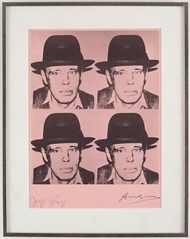 Andy Warhol Efter, "Josef Beuys".