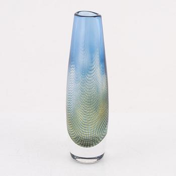 Sven Palmqvist, vas, glas, "Kraka", Orrefors, signerad.