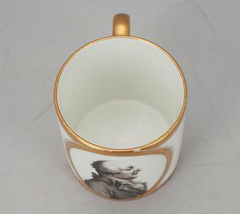 KAFFEKOPP, troligen Christopher Potter, Paris, 1700-talets slut. H.7.