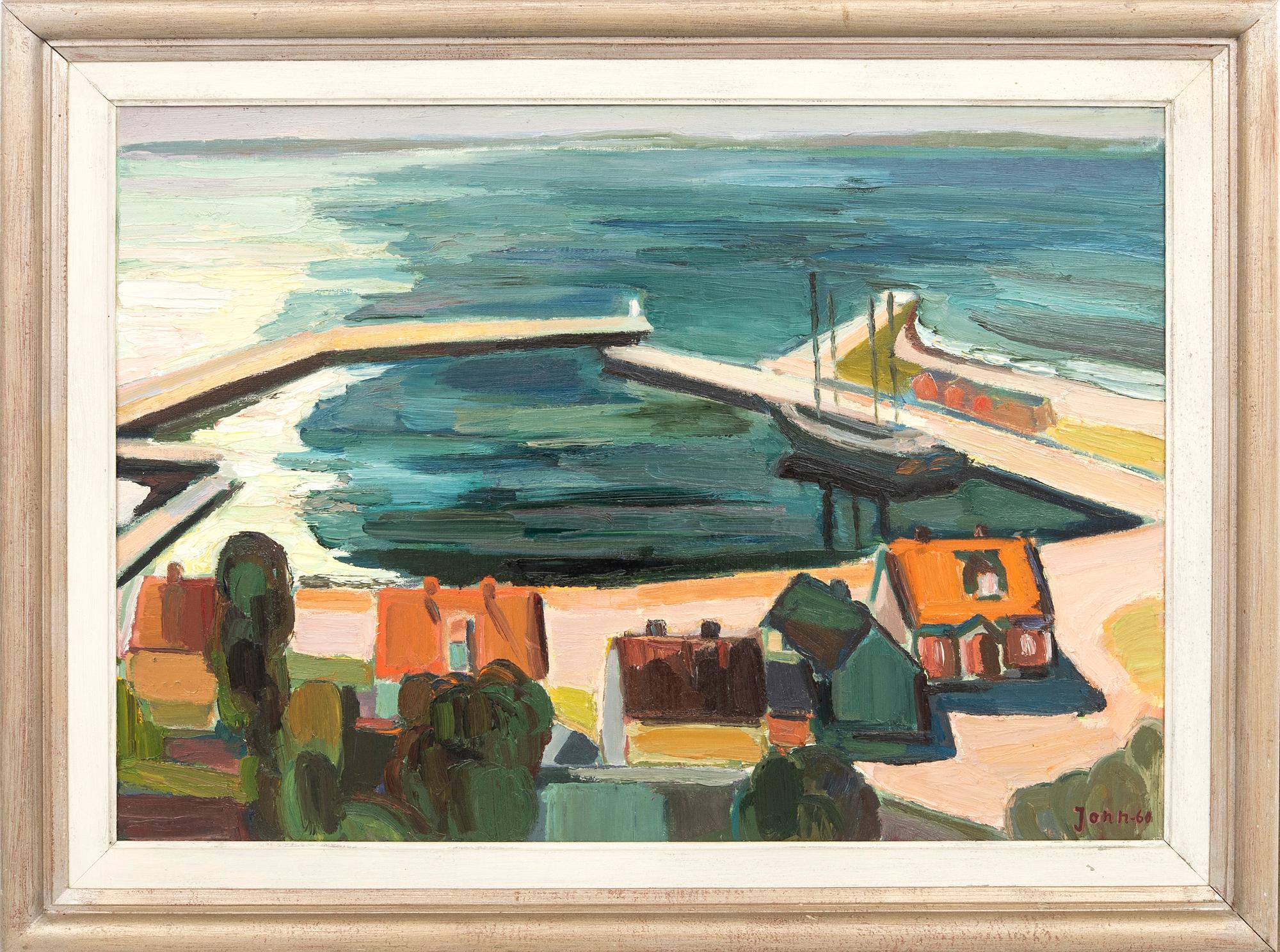 Gunnar Jonn, oil on canvas, signed and dated -60.