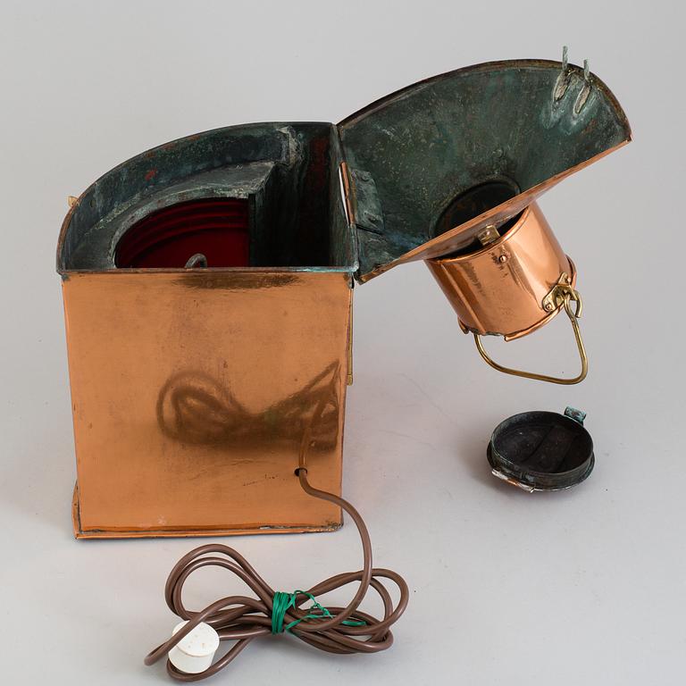 A first half of the 20th century copper lantern.