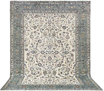 A Kashan carpet, c 349 x 255 cm.