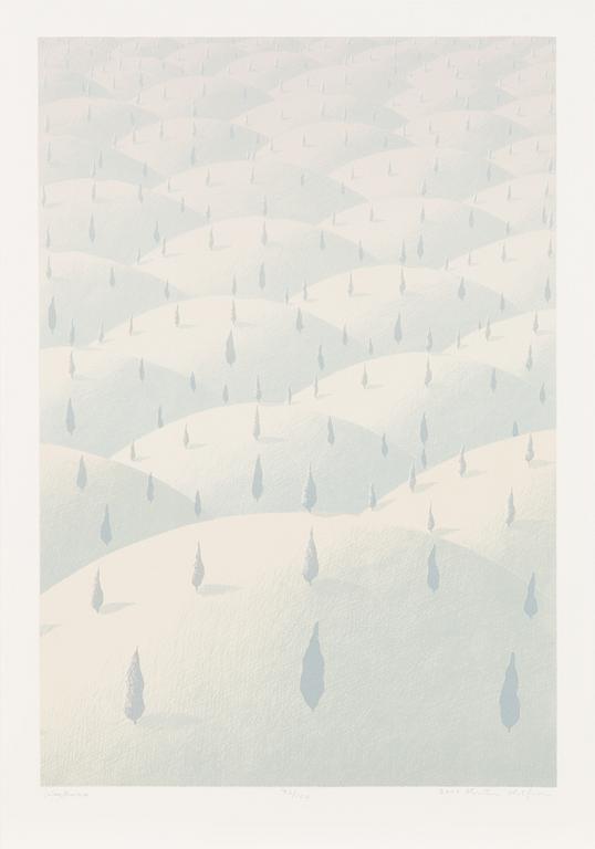 Portfolio of prints, 'Mannerheim', a set of five lithographs, signed and dated 2008, numbered 72/100.