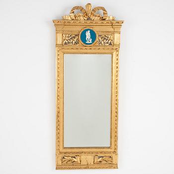 A late Gustavian style mirror, early 20th Century.