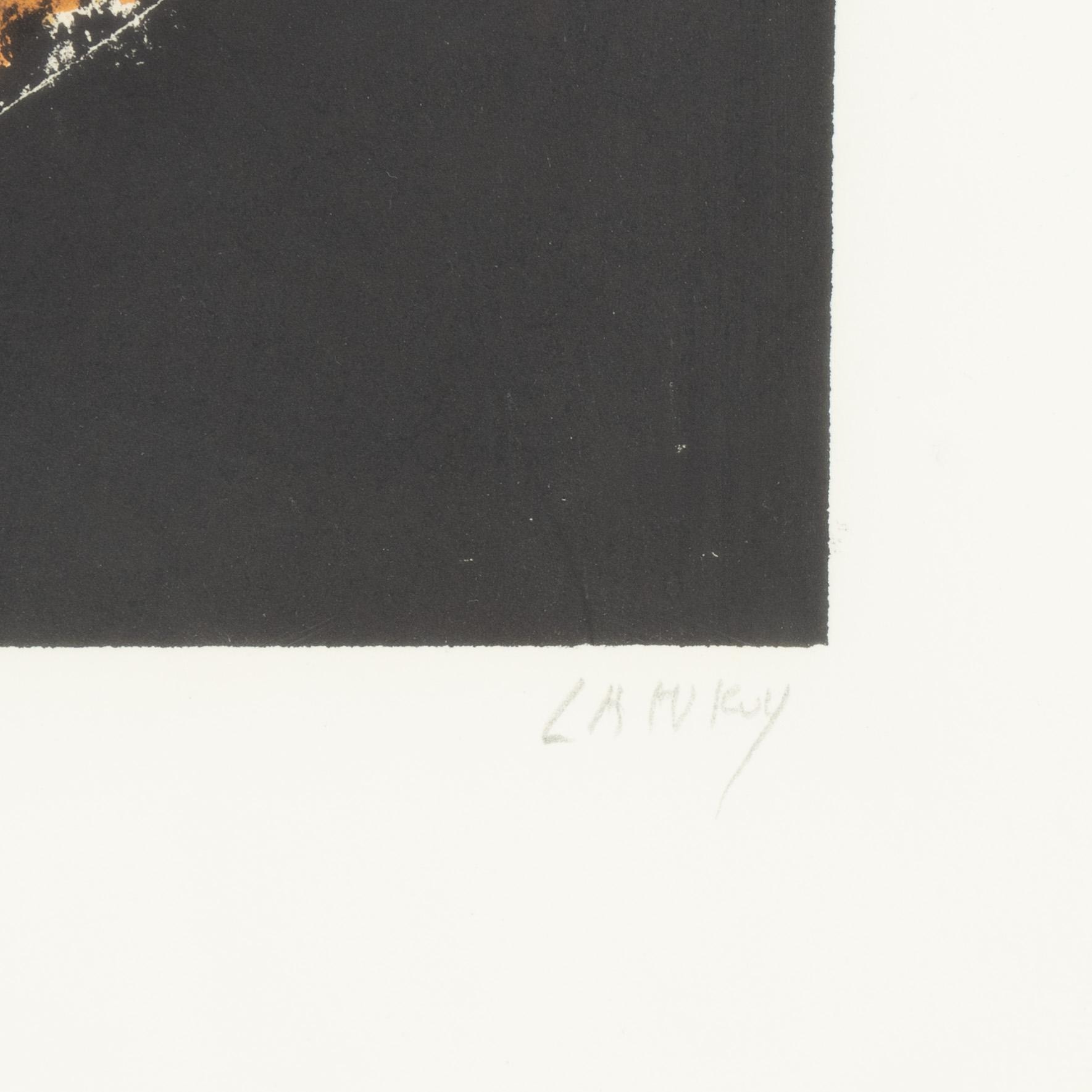 André Lanskoy, färglitografi, signerad 83/100.