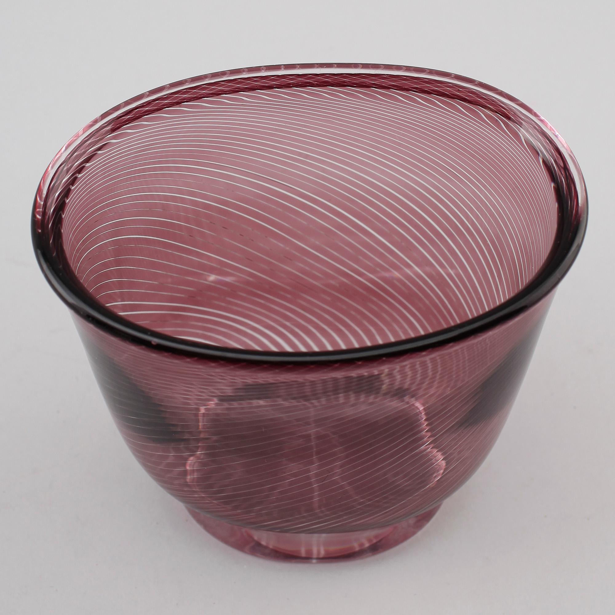 VAS, glas, slipgraal, Edward Hald, Orrefors, signerad.